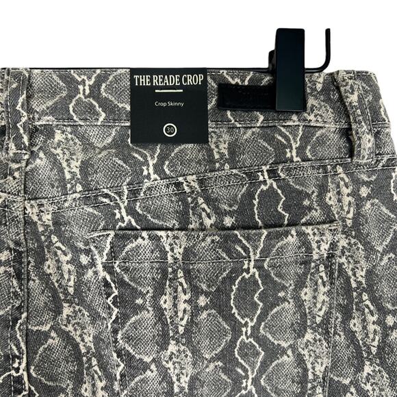 NWT BEW BLANK NYC The Reade Crop Pant in Snake Along Size 30 - Picture 6 of 9